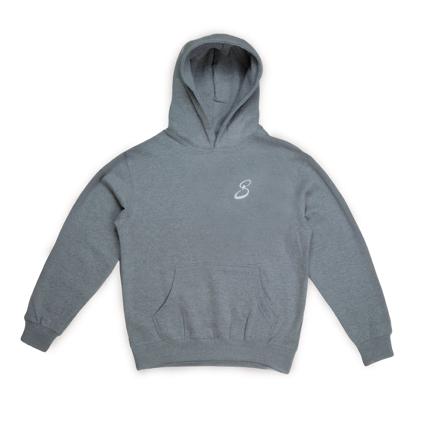 splash-ice-infinite-s-carbon-gray-hoodie-front-side-minimal-logo-upscale-leisurewear