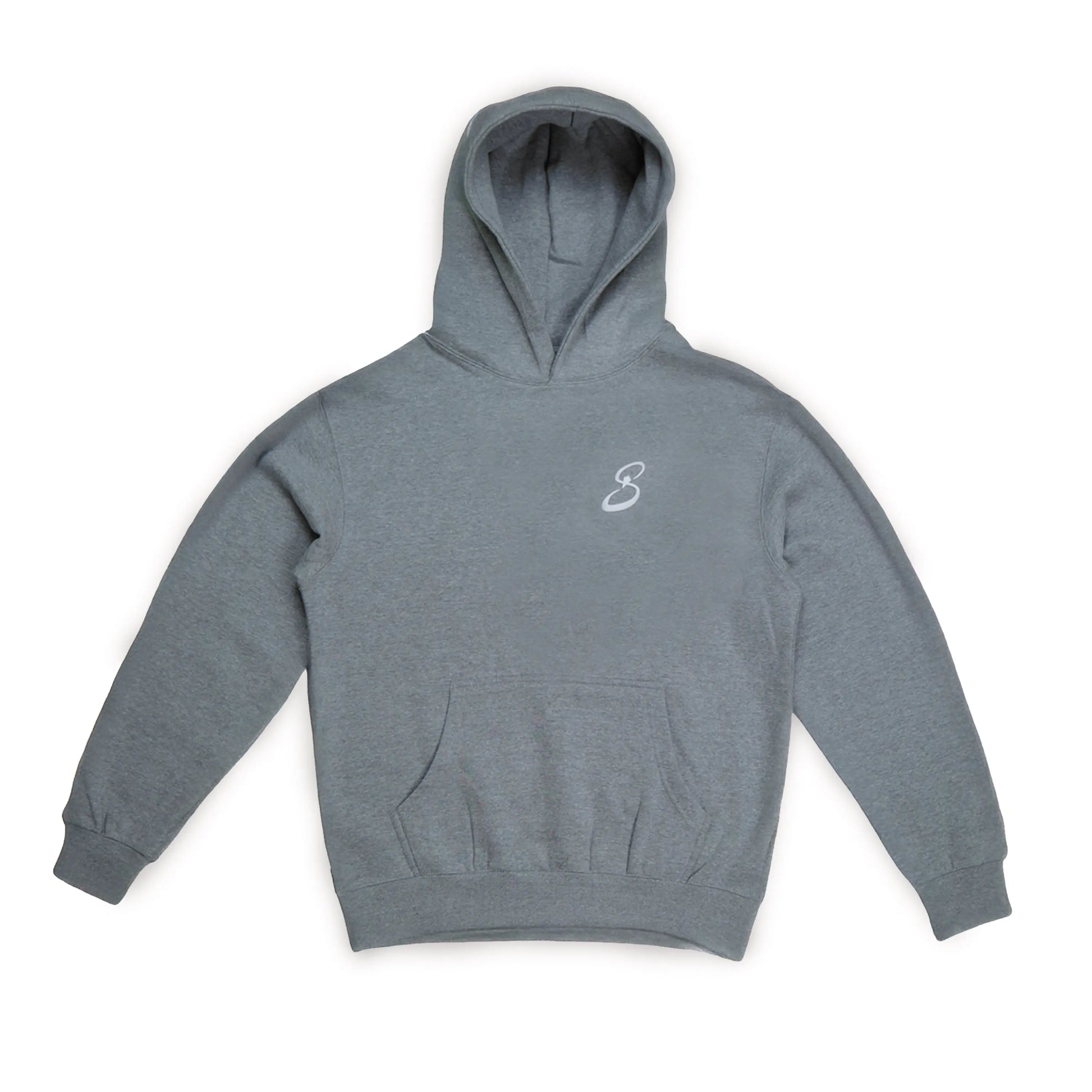 splash-ice-infinite-s-carbon-gray-hoodie-front-side-minimal-logo-upscale-leisurewear