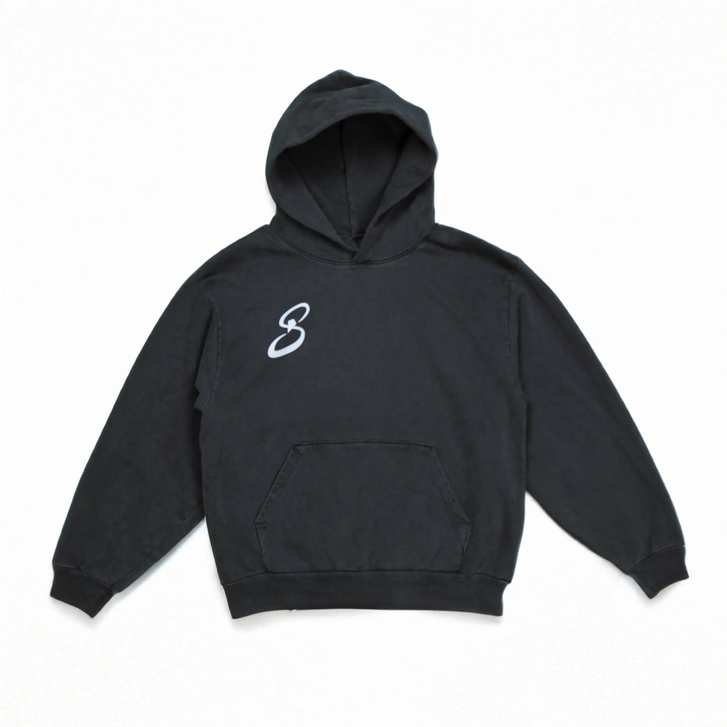 splash-ice-sisters-collection-vintage-black-heavyweight-hoodie-front-logo-design-premium-leisurewear