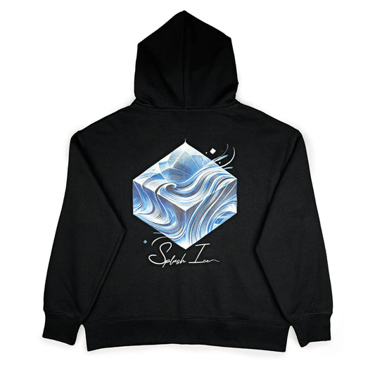 Women’s Zip-Up Hoodie | Sophisticated Waves Splash Ice